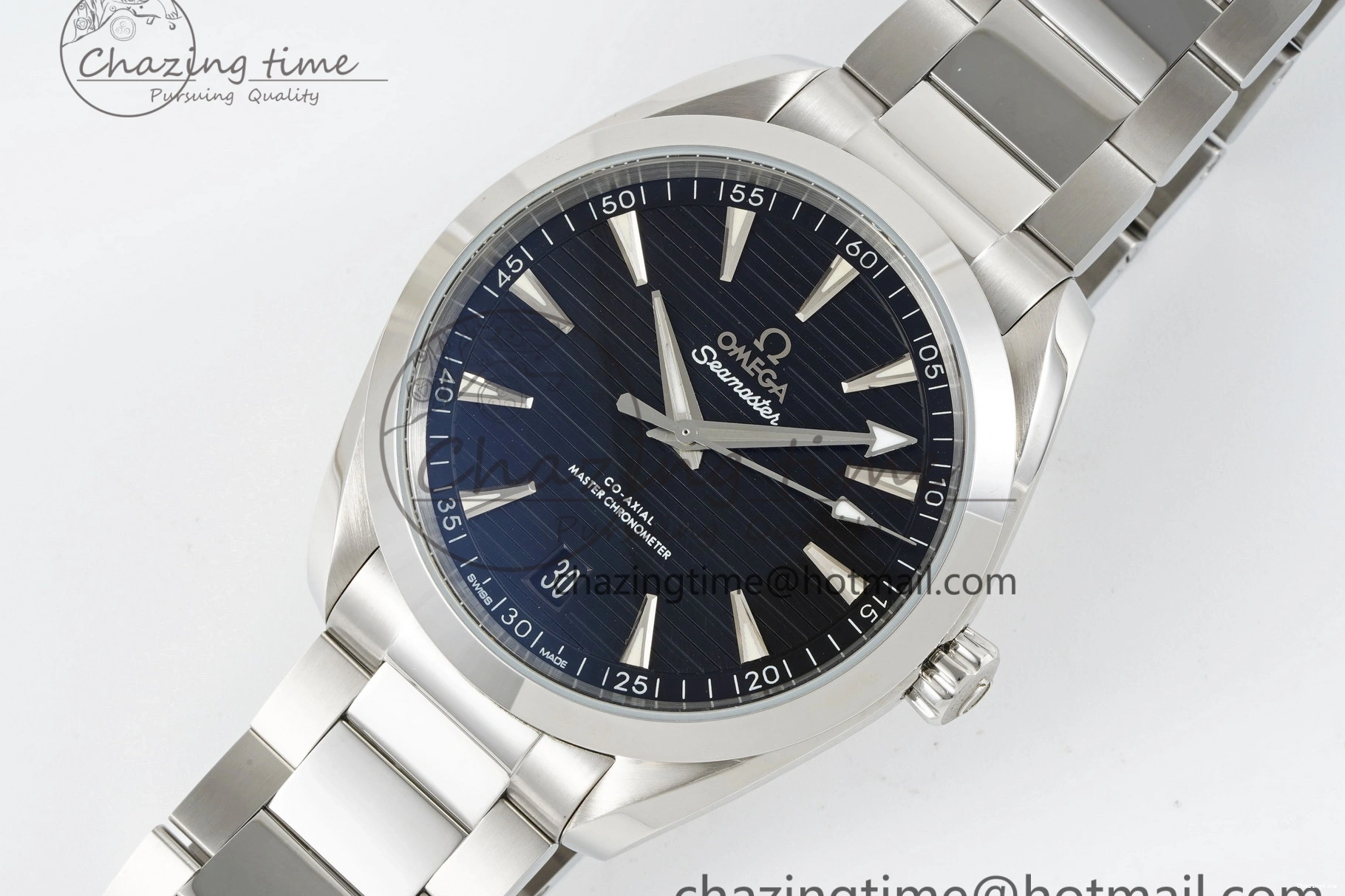 1222 MultiPurpose Aqua Terra 150M SS JQK 1:1 Best Edition Black Dial SS Hand on SS Bracelet A 7833